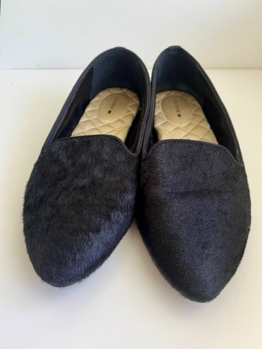 Birdies The Blackbird Loafers in Black Calf Hair | Size 8.5
